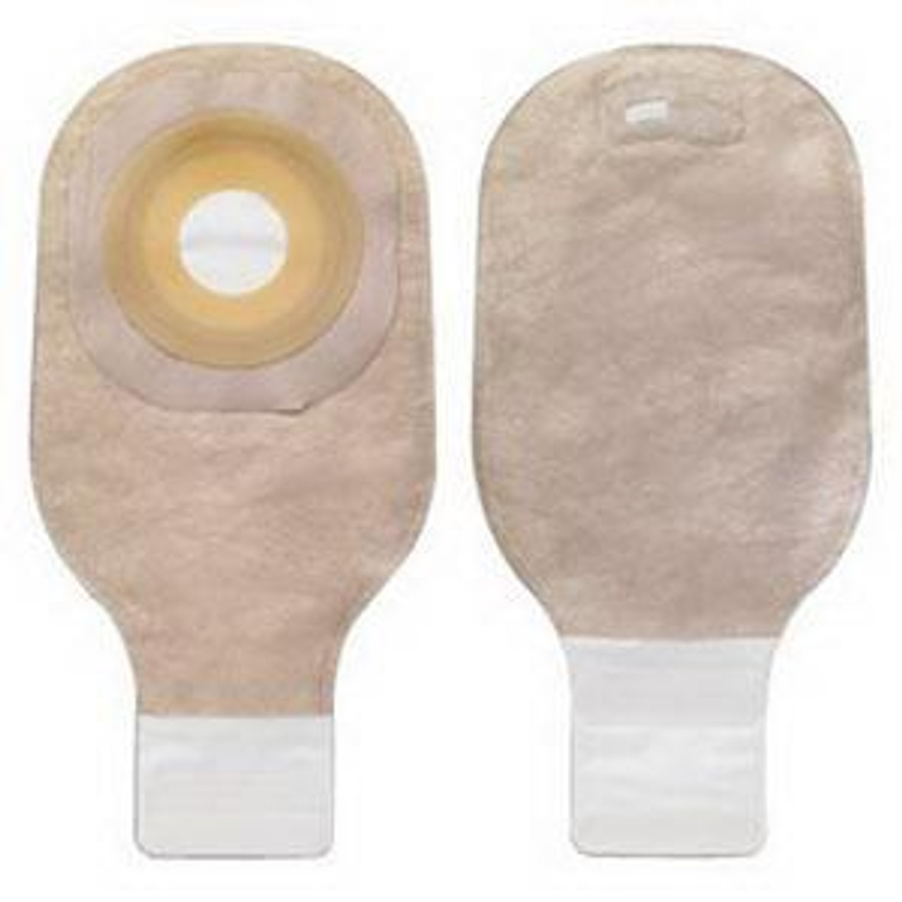 PREMIER FLEXWEAR 1 3/16" DRAIN Pouch W/FILTER,BEIGE,LINER BX/10 (HOL-8130) (Hollister 8130)