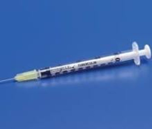 Covidien / Medtronic 1180125058 MONOJECT SOFTPACK TUBERCULIN SYRINGE/NEEDLE, 25G X 5/8" 1ML, DETACHED BX/100 (MDT-1180125058) Covidien / Medtronic 1180125058 MONOJECT SOFTPACK TUBERCULIN SYRINGE/NEEDLE, 25G X 5/8" 1ML, DETACHED BX/100 (MDT-1180125058)