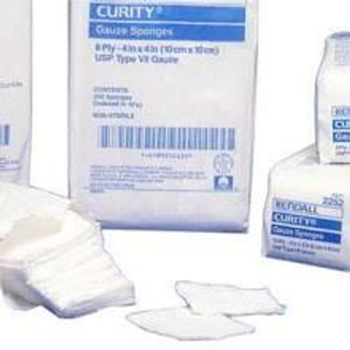 DERMACEA GAUZE SPONGE 4"x4" 8-PLY, STERILE BX/50 (CS24) (MDT-441001) DERMACEA GAUZE SPONGE 4"x4" 8-PLY, STERILE BX/50 (CS24) (MDT-441001)