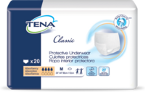 TENA PROTECTIVE UNDERWEAR, CLASSIC, Large 45"-58" (18/PKG) CS/4PKG (SCA-72514) TENA PROTECTIVE UNDERWEAR, CLASSIC, Large 45"-58" (18/PKG) CS/4PKG (SCA-72514)