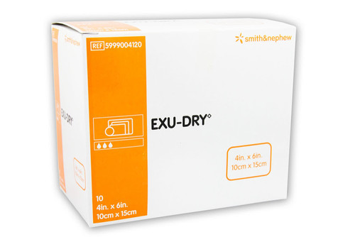 EXU-DRY BURN WOUND Dressing, SIZE 91CM X 183CM BX/15 (SN-5999L72) EXU-DRY BURN WOUND Dressing, SIZE 91CM X 183CM BX/15 (SN-5999L72)