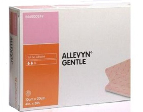 ALLEVYN GENTLE FOAM Dressing, SIZE 10CM X 20CM BX/10 (SN-66800249)