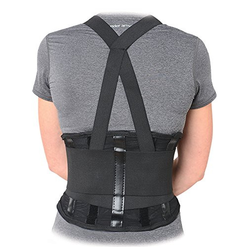 Industrial Back Support 9 w/Suspenders (Black) XS, Reg, XL, XXL (3267)