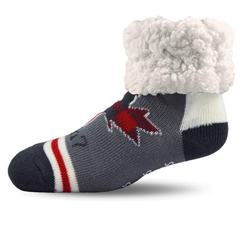 CANADA RETRO - PUDUS BRAND SLIPPER SOCKS PK/3 Pairs (CAN-3) (CAN-3)