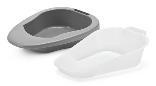 Medline DYNC8522 BEDPAN,MEGA FRACTURE,GRAPHITE,24 EA CS 24/CS