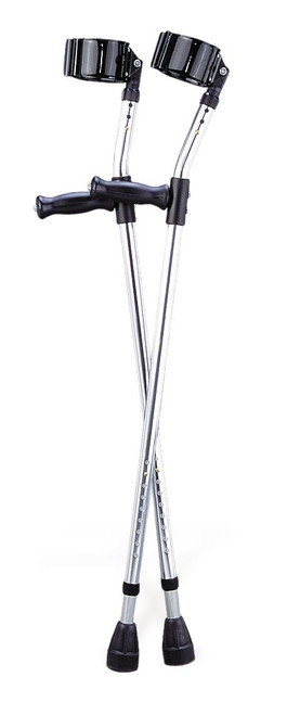 Medline G05161 CRUTCH,ALUMINUM,ADULT,FOREARM PR 1/PR