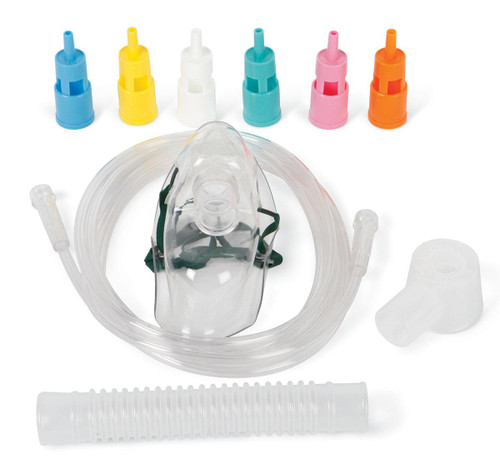 Medline HCS4610B MASK,OXYGEN,HI CONCEN,ADULT,7TUBING CS 50/CS