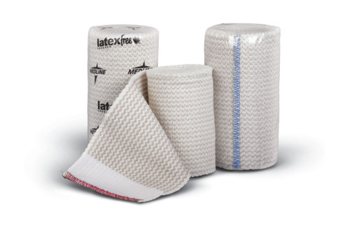 Medline MDS087104LF Non-Sterile Matrix Elastic Bandages,4"X10YD,LF,HOOK&LP CS 20/CS