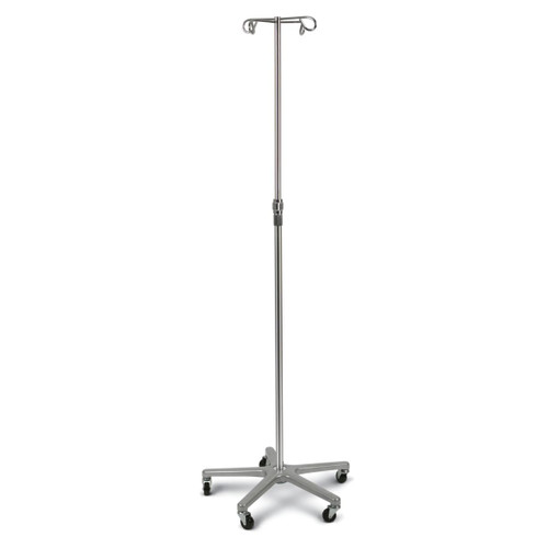 Medline MDS80494 IV POLE 5 LEG, DELUXE,4 HOOK 2/CS