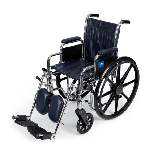 Medline MDS806300N WHEELCHAIR,EXCEL,16 ,RDLA,ELR,NAVY EA