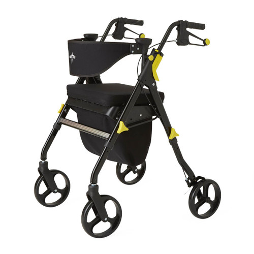 Medline MDS86845BLK ROLLATOR, EMPOWER, BLACK