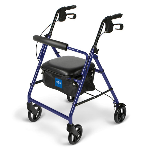 Medline MDS86850EB ROLLATOR,BASIC,BLUE