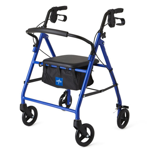 Medline MDS86850EBJR ROLLATOR,BASIC,BLUE, Junior