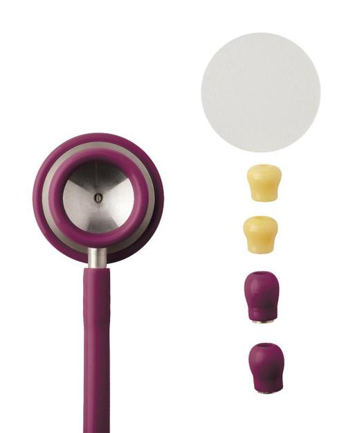 Medline MDS92280 STETHOSCOPE,ADULT,ACCUCARE,SS,BURGUNDY, Each