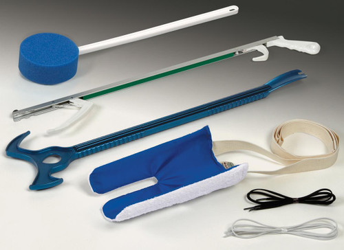 Medline MDSD1411 Hip Kit with Metal Reacher, Assorted/Multicolor, ADL, EA (Medline MDSD1411)