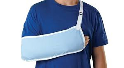Medline ORT11100XL Standard Arm Slings, Light Blue, X-Large, 20.3" x 7.5", Light Blue