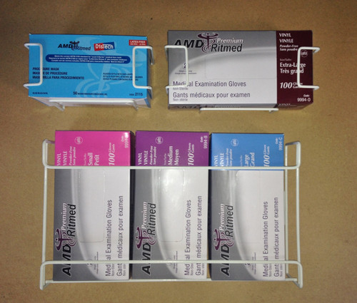 AMD GLV003 TRIPLE GLOVE BOX HOLDER, WIRE