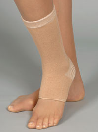 BSN 40400430 SILVER LABEL PROLITE KNIT ANKLE SUPPORT, Small, BEIGE
