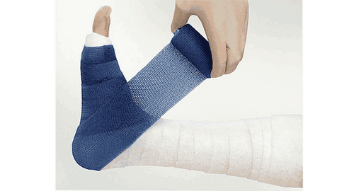 BSN-7228202 BX/10 DELTA-CAST CONFORMABLE POLYESTER CAST TAPE 10CM X 3.6M, DARK BLUE