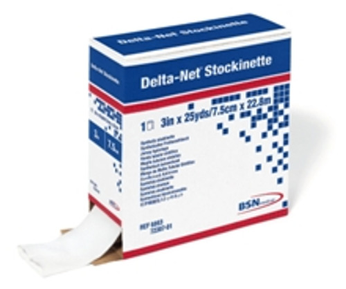 BSN-7272300 (CS2) BX/1 DELTA-NET SYNTHETIC STOCKINETTE 2.5CM X 22.8M, BLACK (BSN-7272300)