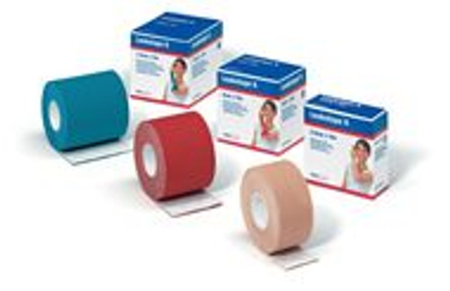 BSN-7297817 (CS5) BX/1 LEUKOTAPE K THIN ELASTIC ADHESIVE TAPE 7.5CM X 5M, RED