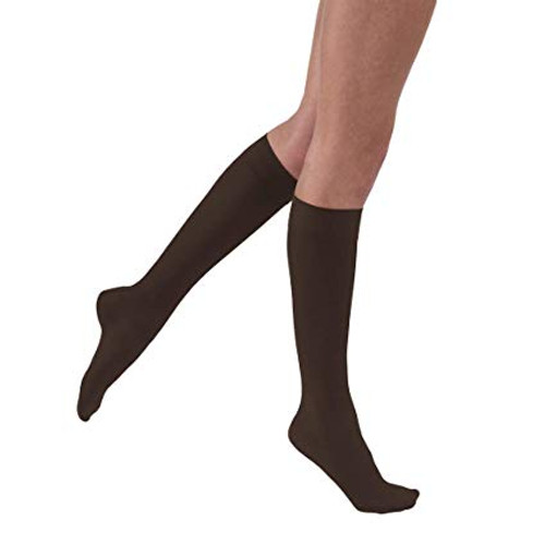 BSN-7516529 PR/1 JOBST ULTRASHEER WOMEN, KNEE HIGH, 15-20MMHG, SM, ESPRESSO, CLOSED TOE