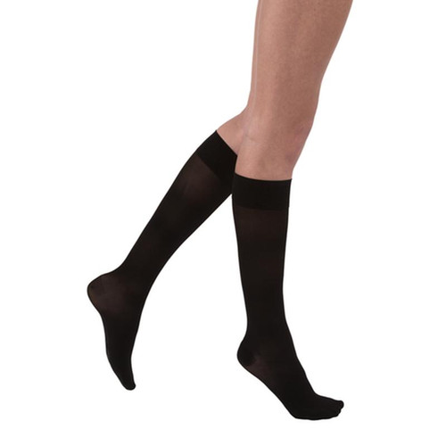 BSN - BSN 7541601 - PR/1 JOBST ULTRASHEER WOMEN, KNEE HIGH, 15-20MMHG, LRG, FULL CALF, CLASSIC BLACK, CLOSED TOE