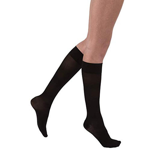 BSN-7544901 PR/1 JOBST ULTRASHEER WOMEN, KNEE HIGH PETITE, 30-40MMHG, SM, CLASSIC BLACK, CLOSED TOE