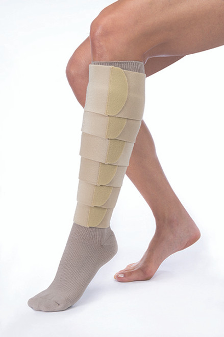BSN-7664807 BX/1 JOBST FARROWWRAP STRONG READY-TO-WEAR LEGPIECE 30-40 MMHG, MEDIUM TALL, TAN