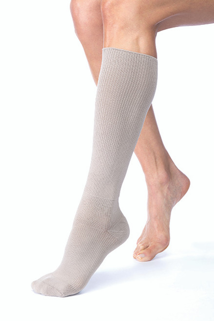 BSN-7666412 BX/1 JOBST FARROWHYBRID ADI READY-TO-WEAR KNEE HIGH LINERFOOT COMPRESSION, 20-30 MMHG, SMALL WIDE, TAUPE