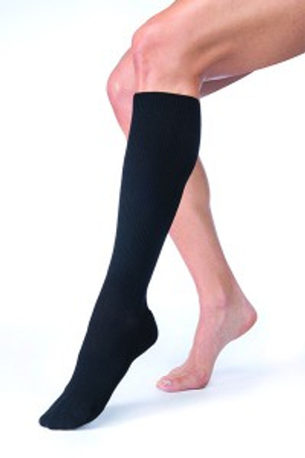 BSN-7666417 BX/1 JOBST FARROWHYBRID ADI READY-TO-WEAR KNEE HIGH LINERFOOT COMPRESSION , 20-30 MMHG, MEDIUM WIDE, BLACK