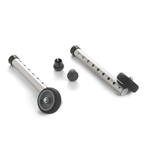 Invacare 6270 PK/2 FIXED WHEELS WITH REAR GLIDE TIPS, 3" WHEELS STYLE