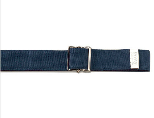 Posey 6528L Bariatric GAIT BELT, 72", NAVY, NICKEL-PLATED