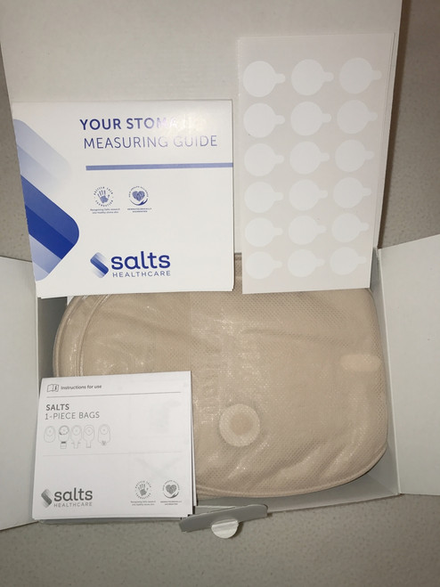 Salts CFDLT13 BX/30 CONFIDENCE 1-PIECE COMFORT LARGE Drainable Pouch, CUT-TO-FIT 13MM - 70MM (Salts CFDLT13)