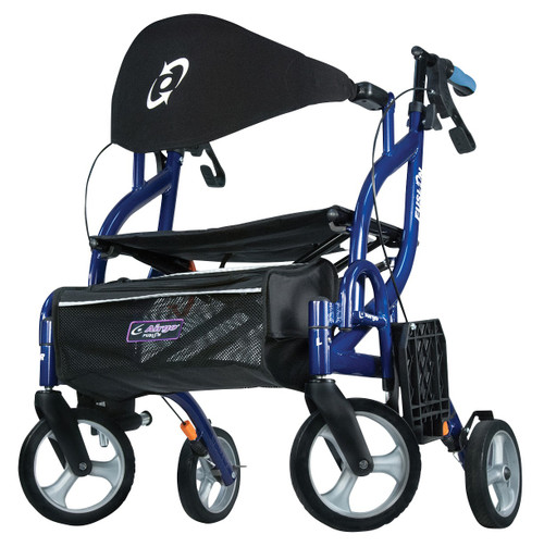 Airgo 700-935 Fusion Side-Folding Rollator & Transport Chair - Pacific Blue Airgo 700-935 Fusion Side-Folding Rollator & Transport Chair - Pacific Blue
