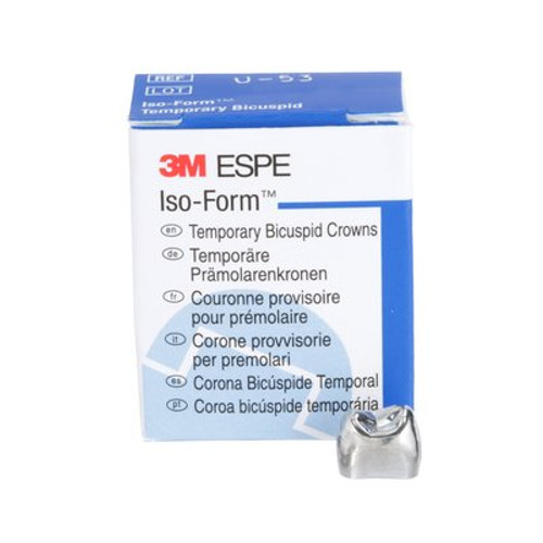 3MD-U53 3M Espe Iso-Form Crown Forms (5/Bx) 3MD-U53 3M Espe Iso-Form Crown Forms (5/Bx)