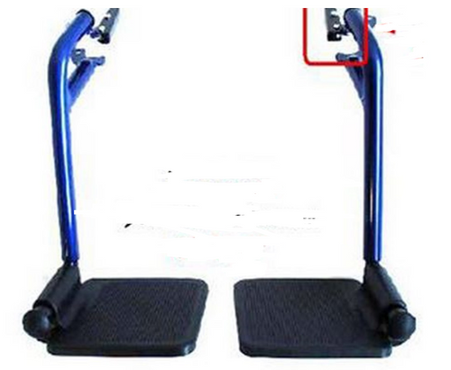 Footrest ATC Red 1box (3261)