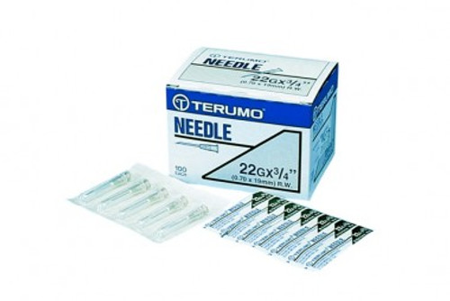 TERUMO Needle 25 G x1" BX/100 TERUMO Needle 25 G x1" BX/100