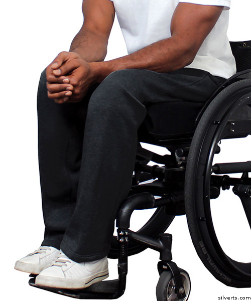 Buy Online Silvert S 509400205 Fleece Adaptive Wheelchair Pants