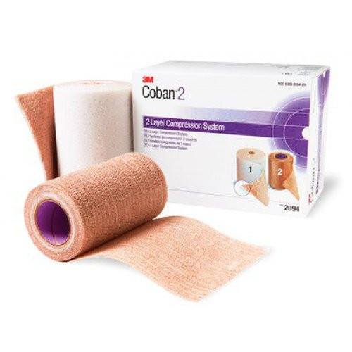 3M-2094 Coban Compression 2-layer 4" x 5.1 yd, latex-free 3M-2094 Coban Compression 2-layer 4" x 5.1 yd, latex-free