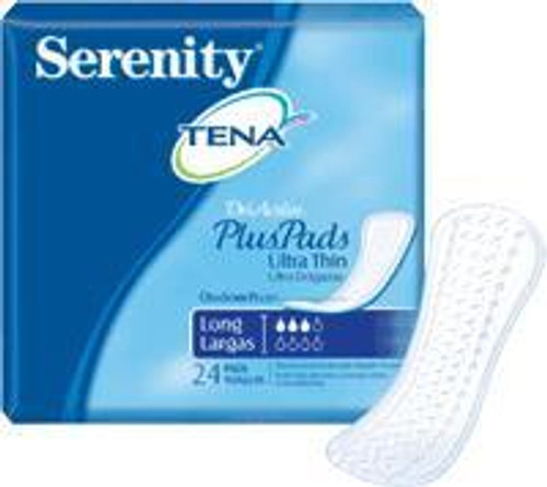 Tena 48200 DriActive Plus Ultra Thin Pad Long, Case of 144
