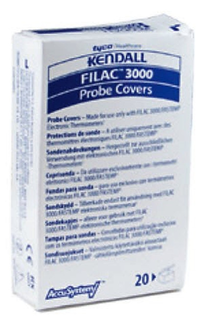 Kendall 502000 Filac 3000 Thermometer Probe Covers, Case of 2000 Kendall 502000 Filac 3000 Thermometer Probe Covers, Case of 2000