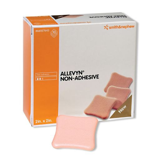 Allevyn Compression Polyerethane Foam Self-Adhesive 2 x 2 10/bx (13036)