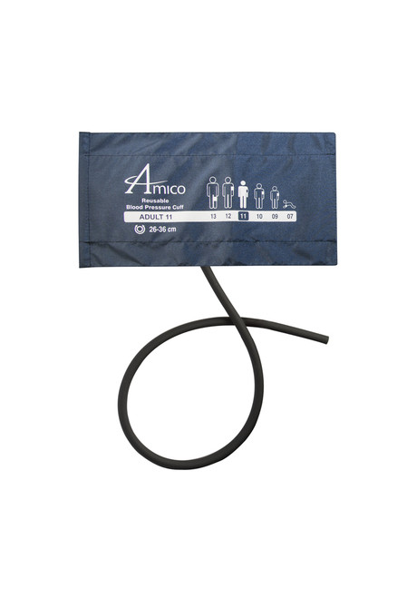 Amico CR2-LF11N-1 2-Piece Adult Blood Pressure Cuff w/ 1 Tube - w/ No Connectors Amico CR2-LF11N-1 2-Piece Adult Blood Pressure Cuff w/ 1 Tube - w/ No Connectors