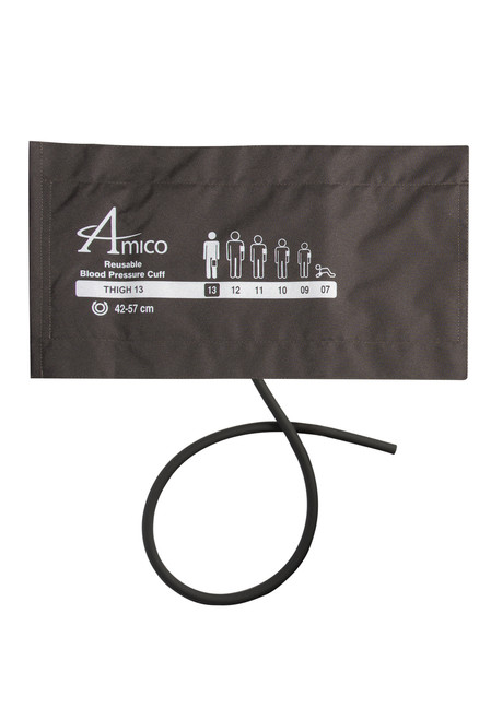 Amico CR2-LF13W-1 2-Piece Thigh Blood Pressure Cuff w/ 1 Tube - w/ No Connectors Amico CR2-LF13W-1 2-Piece Thigh Blood Pressure Cuff w/ 1 Tube - w/ No Connectors