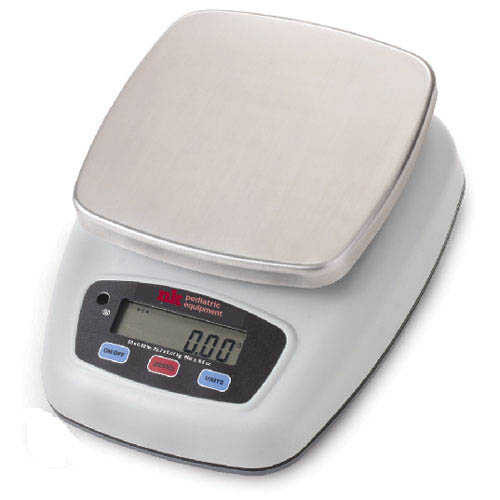 Novum NK2002 Diaper Scale, Battery Operated, Stainless Steel Scale Plate with Plastic Casing