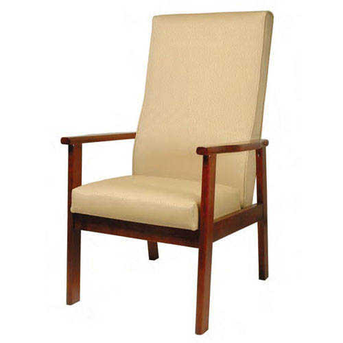 Novum 904H-RC High Square Back Chair, 25"W x 28"D x 44"H