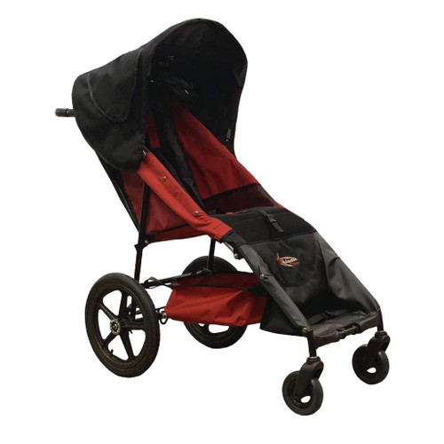 Adaptive Star ALA2R Axiom LASSEN 2 Indoor/Outdoor Mobility Push Chair Red