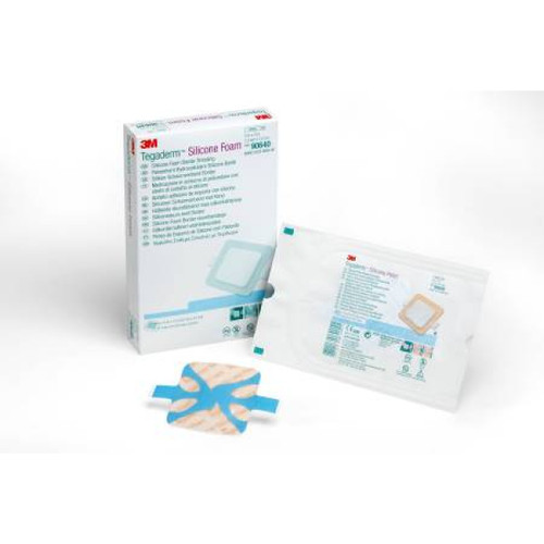 3M 90640 DRESSING SILICONE FOAM NONADHES 3IN X 3IN. BX/10 3M 90640 DRESSING SILICONE FOAM NONADHES 3IN X 3IN. BX/10