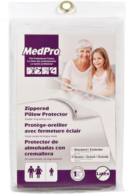 AMG 745-415 MEDPRO ZIPPERED PILLOW PROTECTOR, QUEEN, 21" X 31" EA/1 AMG 745-415 MEDPRO ZIPPERED PILLOW PROTECTOR, QUEEN, 21" X 31" EA/1